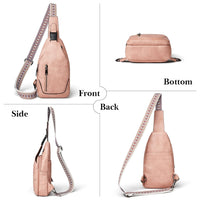 Mroede Sling Bag for Women Crossbody, Crossbody Bags for Women, Chest Bag Fanny Packs for Women Teen Girls for School Travel