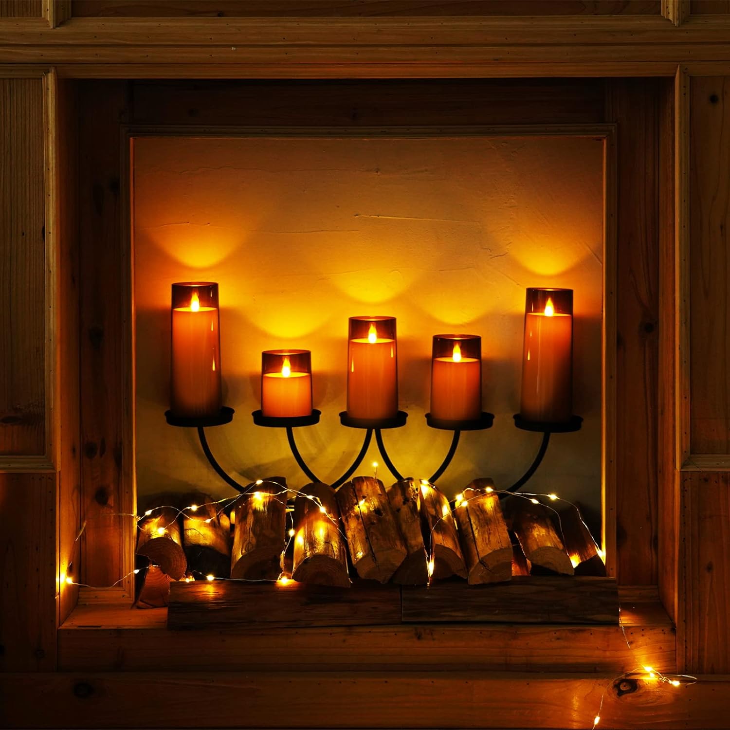 Homemory Flameless Candles Set of 5
