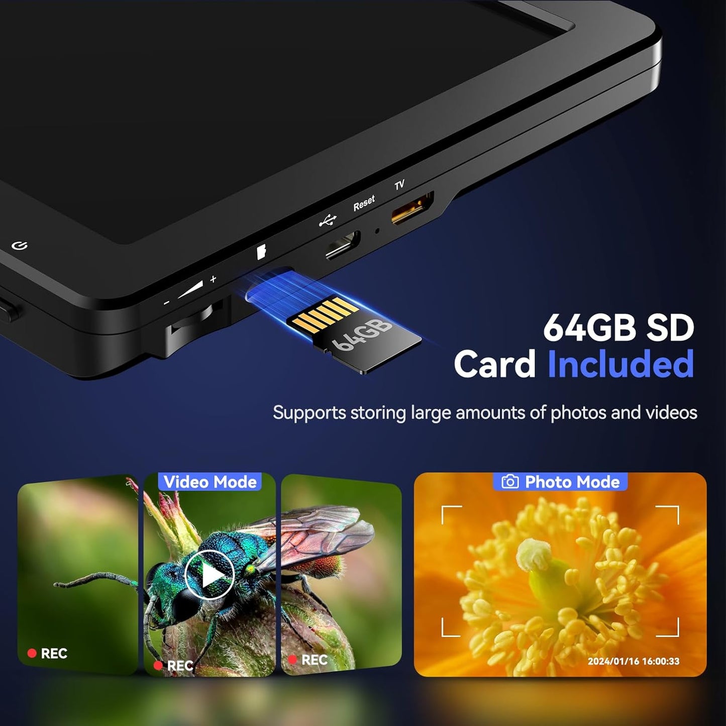 TOMLOV DM9 Max Digital Microscope: 20MP 10.1" 1500X HD IPS – Packaging