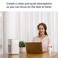 LEVOIT Air Purifier For Home Bedroom,Available For California,Dual H13 Hepa Filter Remove 99.97% Dust Mold Pollen Pet Dander,Desktop Air Cleaner For Smoke,Odor With Aromatherapy,100% Ozone Free,White
