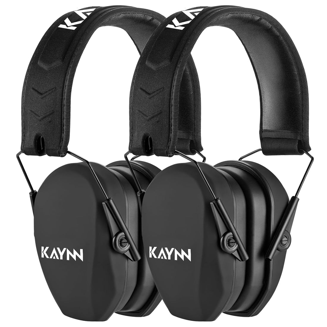 KAYNN 018 Shooting Range Ear Protection NRR 27dB, Adjustable Compact Noise Reducing Hearing Protection,Slim Shooting Earmuffs