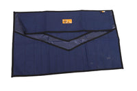 Bull Tools BT 18-405 Navy Blue 28 Pocket Wrench Roll HW 18 Oz. PVC Laminated Water Proof Ballistic Polyester Oxford Canvas