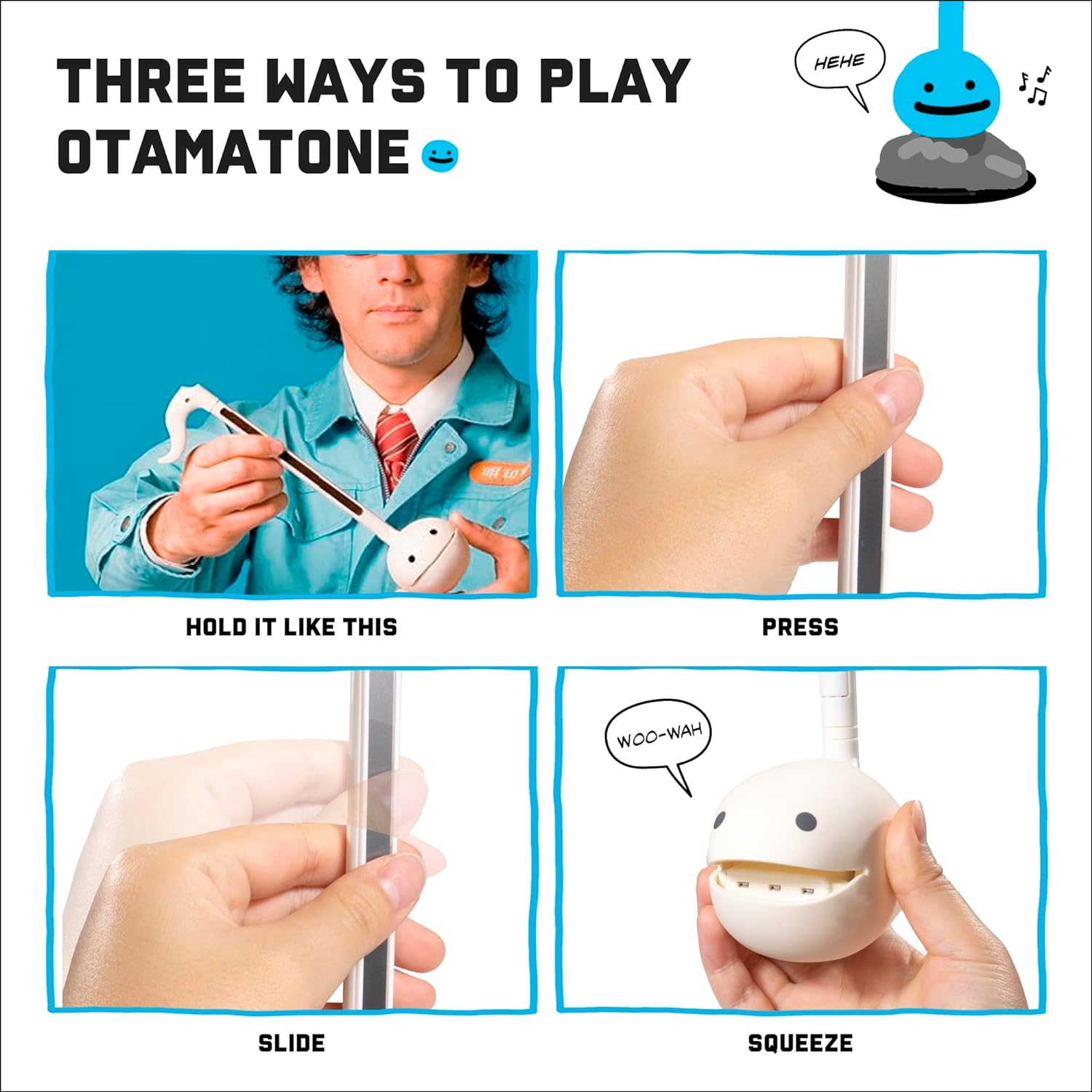 Otamatone Maywa Denki Otamatone From Japan W/ English Brief Guide - White