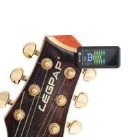 KLIQ ProTuner - Professional Clip-On Tuner for All Instruments with optional flat tuning (variable display modes