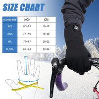 Rechargeable Heated Glove Liners -USB Battery Heated Gloves,Electric Gloves Heated Mens Women,Winter Warm Windproof Touchscreen Gloves,Motorcycle Hiking Ski Arthritis&Raynaud's
