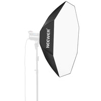 Neewer Photography Studio 24 inches/60 centimeters Octagonal Silver Reversible Softbox Diffuser for Hensel Basic, Contra, EH Porty, EH Flash, Expert, Integra Series and Richter Monolights