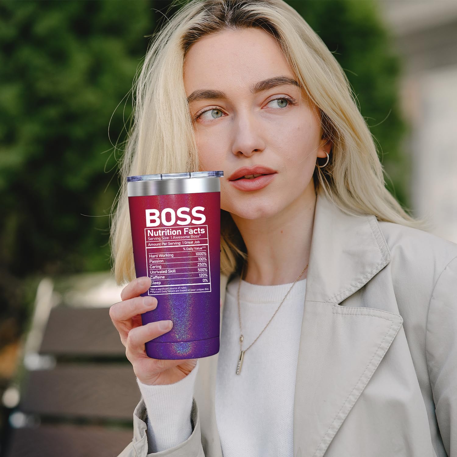 SpenMeta Bosses Day Gifts for Women - Boss Gifts for Female - Boss Lady Gifts for Women, Birthday, Christmas Gifts for Bosses - 20oz Boss Tumbler