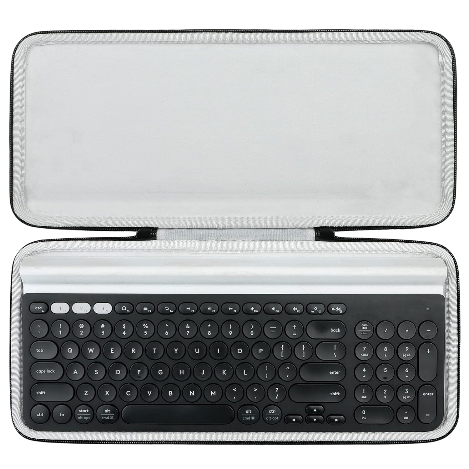 Khanka Hard Travel Case Replacement for Logitech K780 Multi-Device Wireless Keyboard