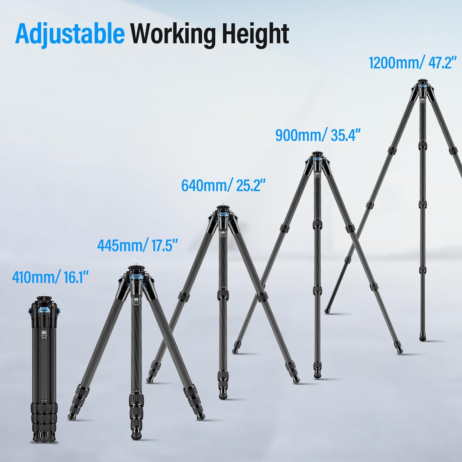 SIRUI AM2-Series AM-284 ProfiLegs Carbon Fiber Big Tripod