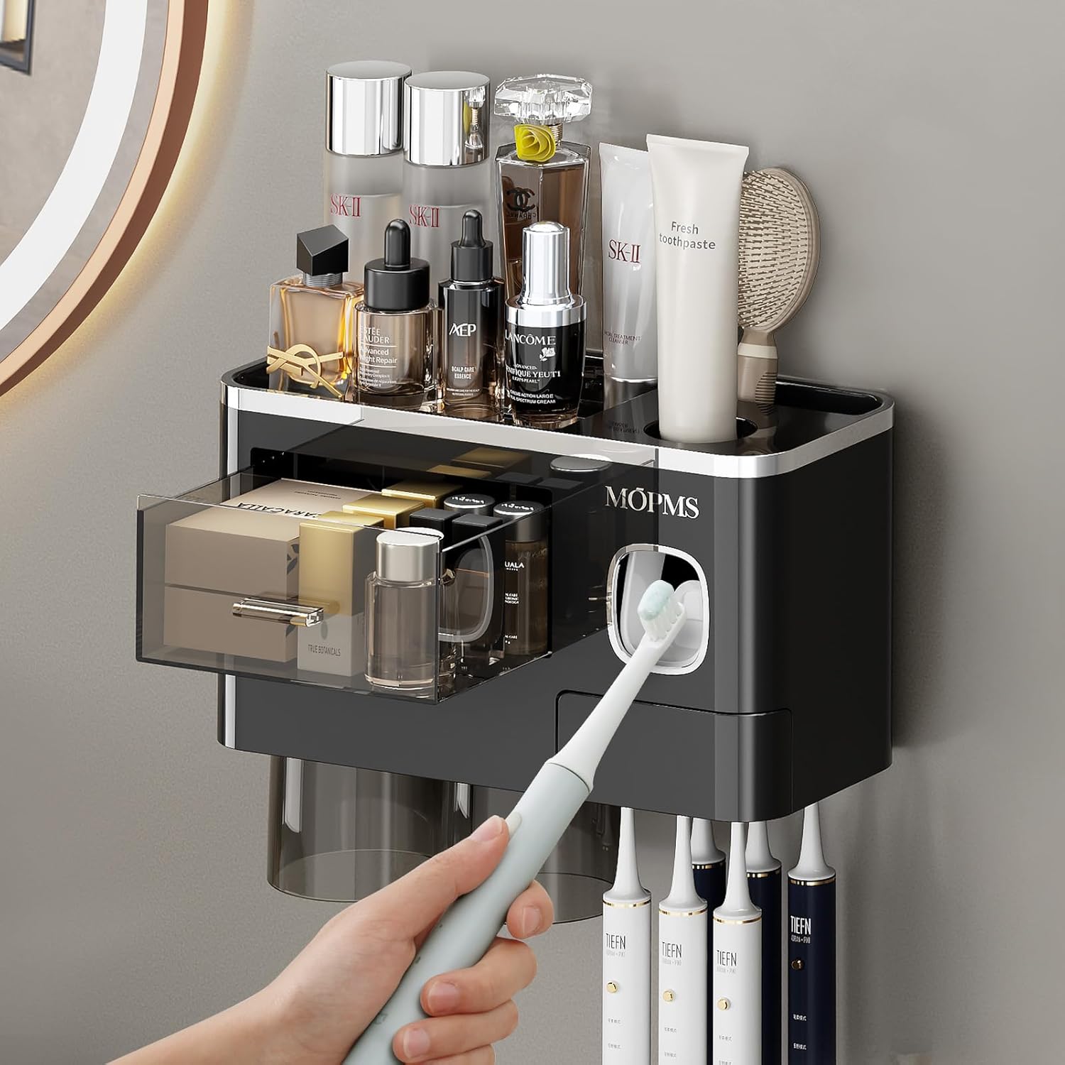 Home & Kitchen  Home Storage & Organisation  Bathroom Accessories & Organization  Toothbrush Holders