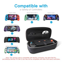 NexiGo Switch Controller Carrying Case for Nintendo Switch, Game Storage Case with 10 Game Card Holders, Compatible with Gripcon, Joy-Cons and Accessories