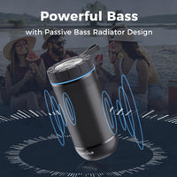 COMISO Waterproof Bluetooth Speaker with 24 Hours Playtime