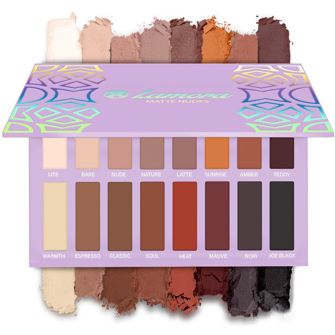 Best Pro Eyeshadow Palette Matte - 16 Highly Pigmented Makeup Eye Shadow Colors - Professional Vegan Nudes Warm Natural Bronze Neutral Smoky Shades