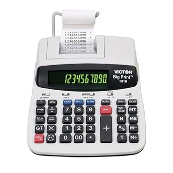 1310 Big Print Commercial Thermal Printing Calculator 10-12-Digit