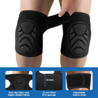 Singahor Knee Pads for Garden, Thick EVA Foam, House Working, Soft Breathable Knee Brace for Men Women Work, Sports, Gardening Maintain (X-Large)