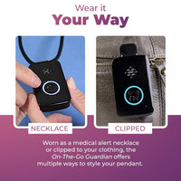 On-The-Go Guardian Life Saving Medical Alert System by Medical Guardian™ - WiFi Location Tracking, Emergency Button, 24/7 Monitoring for Seniors, Nationwide 4G LTE Cellular Coverage (1 Month Free)