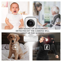 [HD] Video Baby Monitor, 720P 5" HD Display, IPS Screen, 2 HD Cams, 12-Hour Battery Life, 1000ft Range, 2-Way Communication, Secure Privacy Wireless Technology