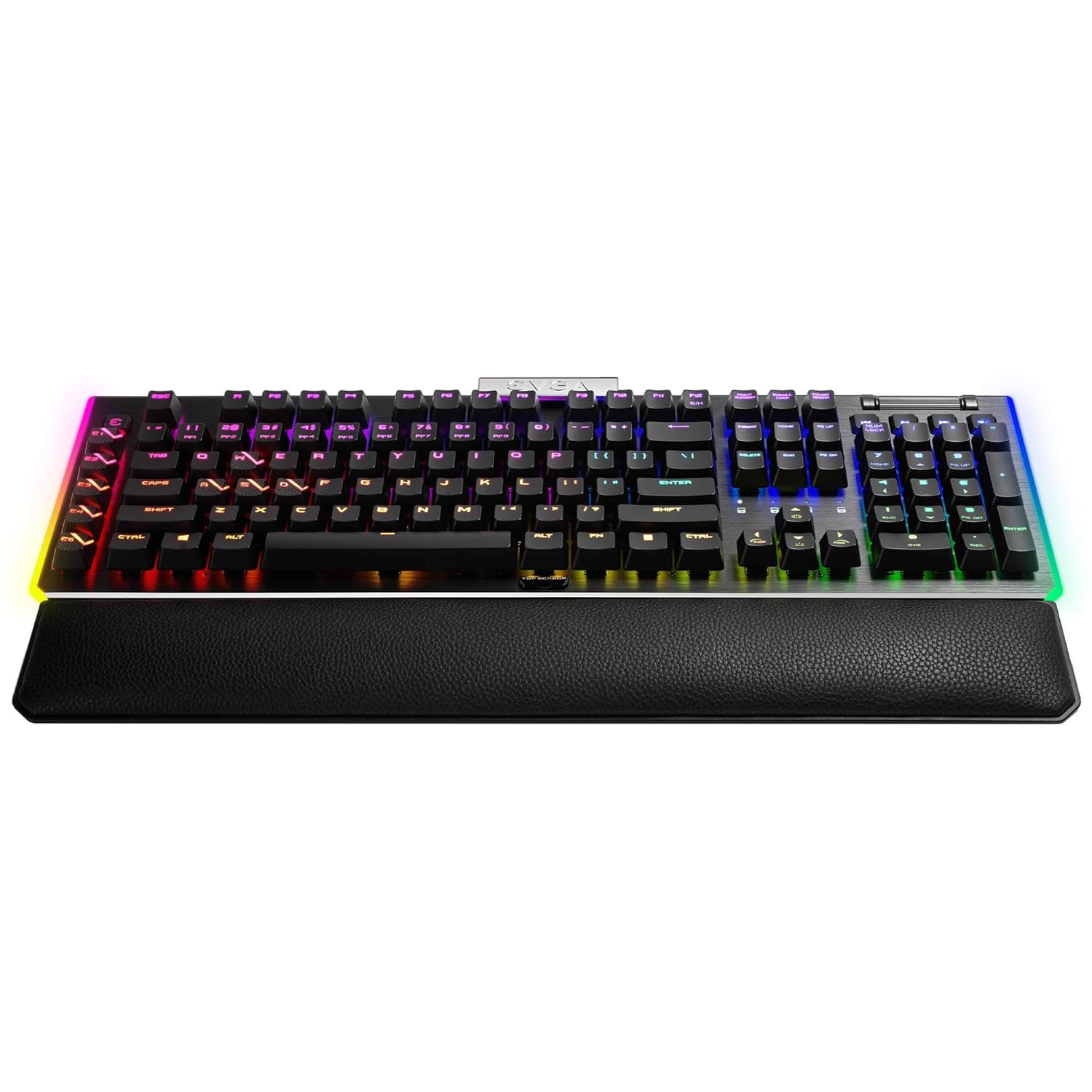 EVGA Z20 Rgb Optical Mechanical Gaming Keyboard, Optical Mechanical Switches (Linear), 811-W1-20Us-Kr, USB, Black