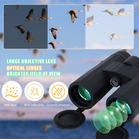 Herwicm 10x42 Binoculars, Outdoor and Bird-Watching Binoculars, Full Multilayer Coating with BaK-4 Prism, for Bird-Watching Cruise Trips Binoculars for Adults