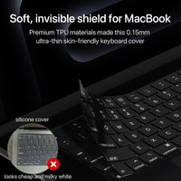 Soonjet TypeMaster Keyboard Cover Protector, Ultra Thin Keyboard Skin for 2023 MacBook Air 15" M2 A2941, 2023-2021 MacBook Pro 14"/16" A2779 A2442 A2780 A2485, 2022 M2 MacBook Air 13" A2681