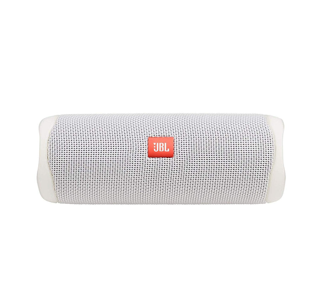 JBL Flip 5 Waterproof Portable Wireless Bluetooth Speaker Bundle - (Pair) White