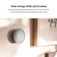 Google Nest Thermostat Trim Kit - Made for the Nest Thermostat - Programmable Wifi Thermostat Accessory - Snow