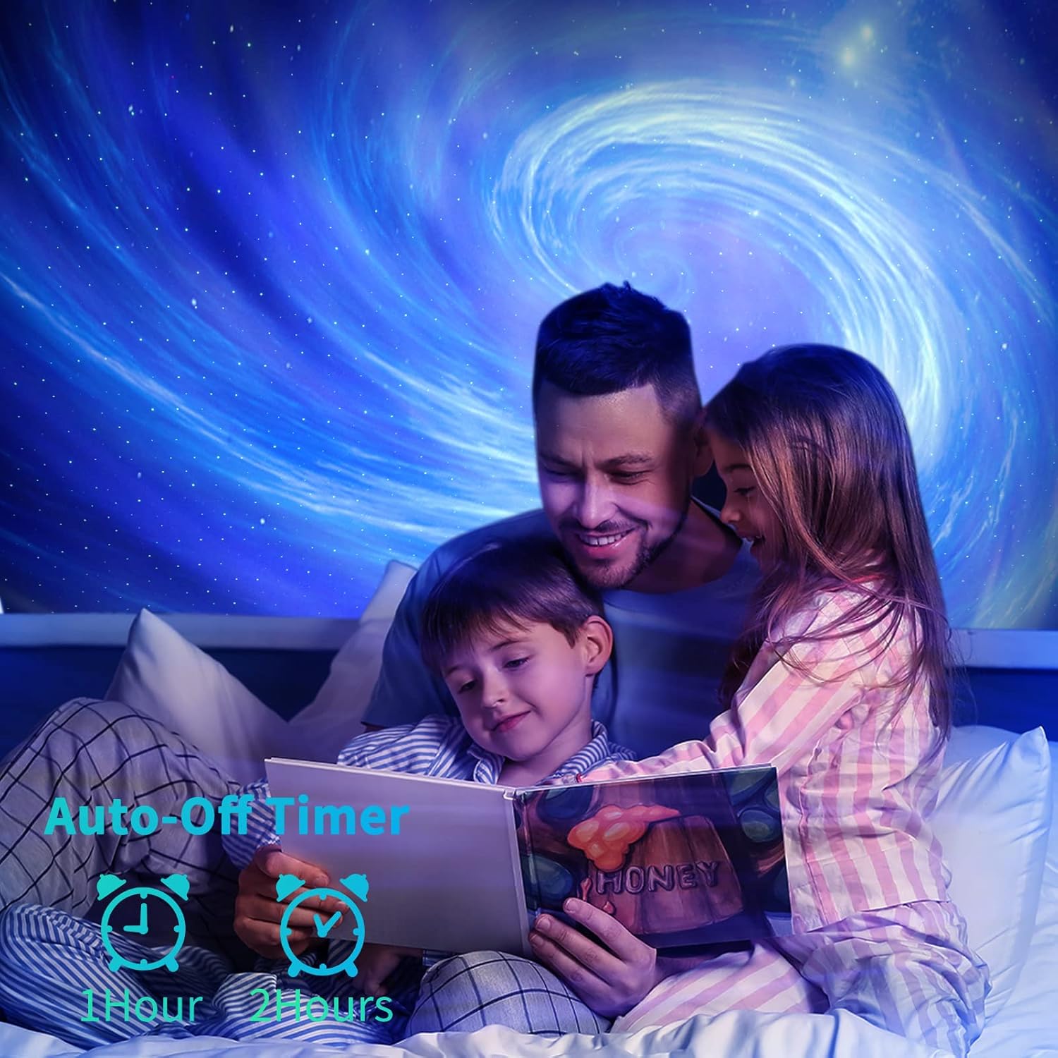 AIRIVO Star Projector: Galaxy Light Projector – In Use