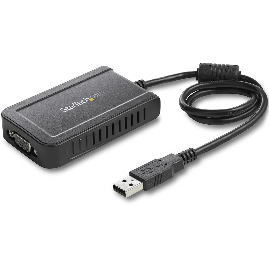 StarTech.com USB to VGA Adapter - 1920x1200 - External Video & Graphics Card - Dual Monitor Display Adapter - Supports Windows (USB2VGAE3), Gray