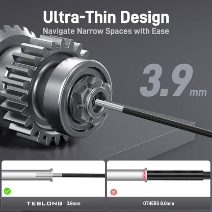 Teslong Ultra-Thin 3.9mm Industrial Endoscope with Lights – Side View