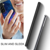 BENTOBEN Compatible with Samsung Galaxy S22 Plus Case, Slim Fit Glow in The Dark Flexible Bumper Protective Girls Women Men Boy Cases Cover for Galaxy S22 Plus 6.6 inch 5G, Nebula/Galaxy