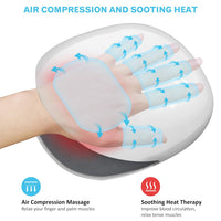 COMFIER Kariwa Wireless Hand Massager With Heat -3 Levels Air Compression