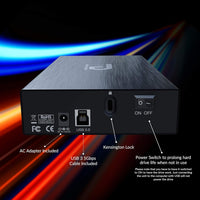 Fantom Drives 6TB External Hard Drive - 7200RPM USB 3.0/3.1 Gen 1 Aluminum Case - Mac, Windows, PS4, and Xbox (GF3B6000UP)