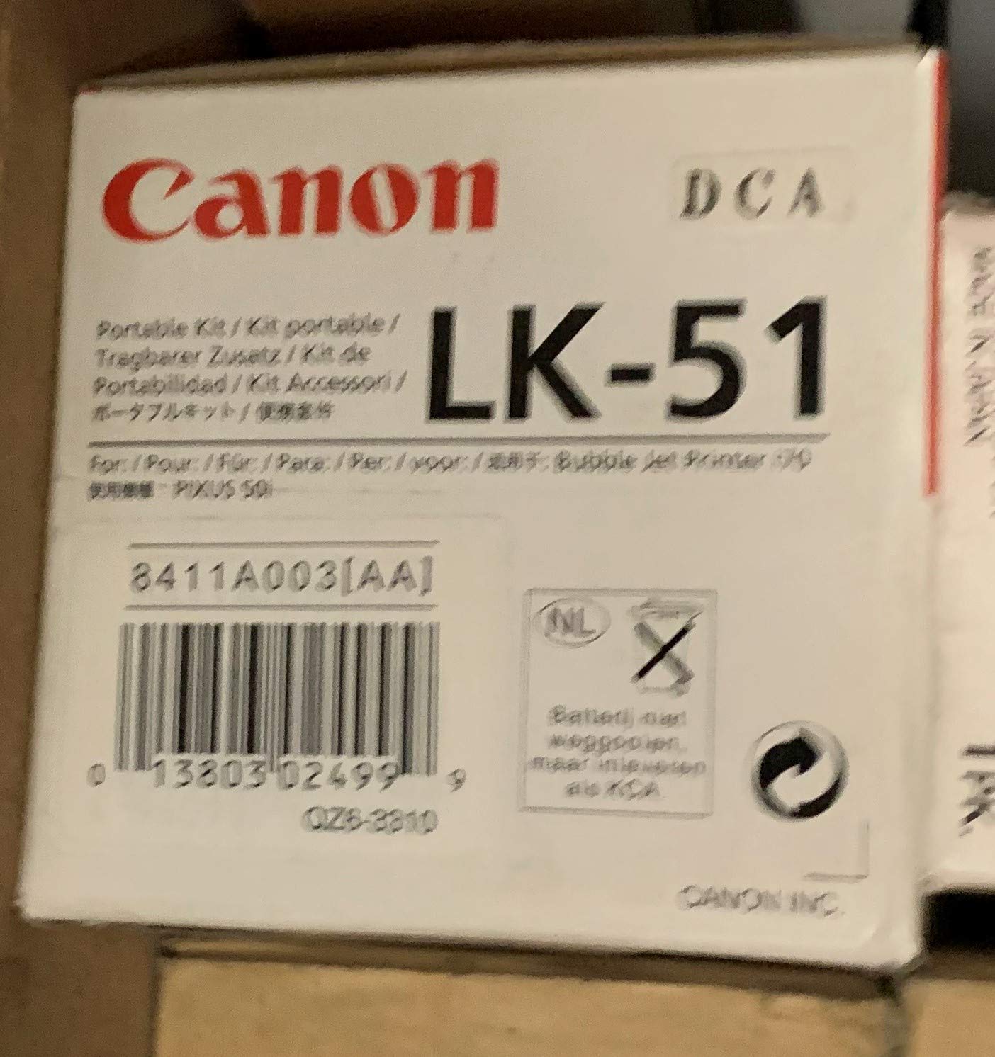 Canon LK-51 Portable Kit for Canon i70 Color Jet Printer