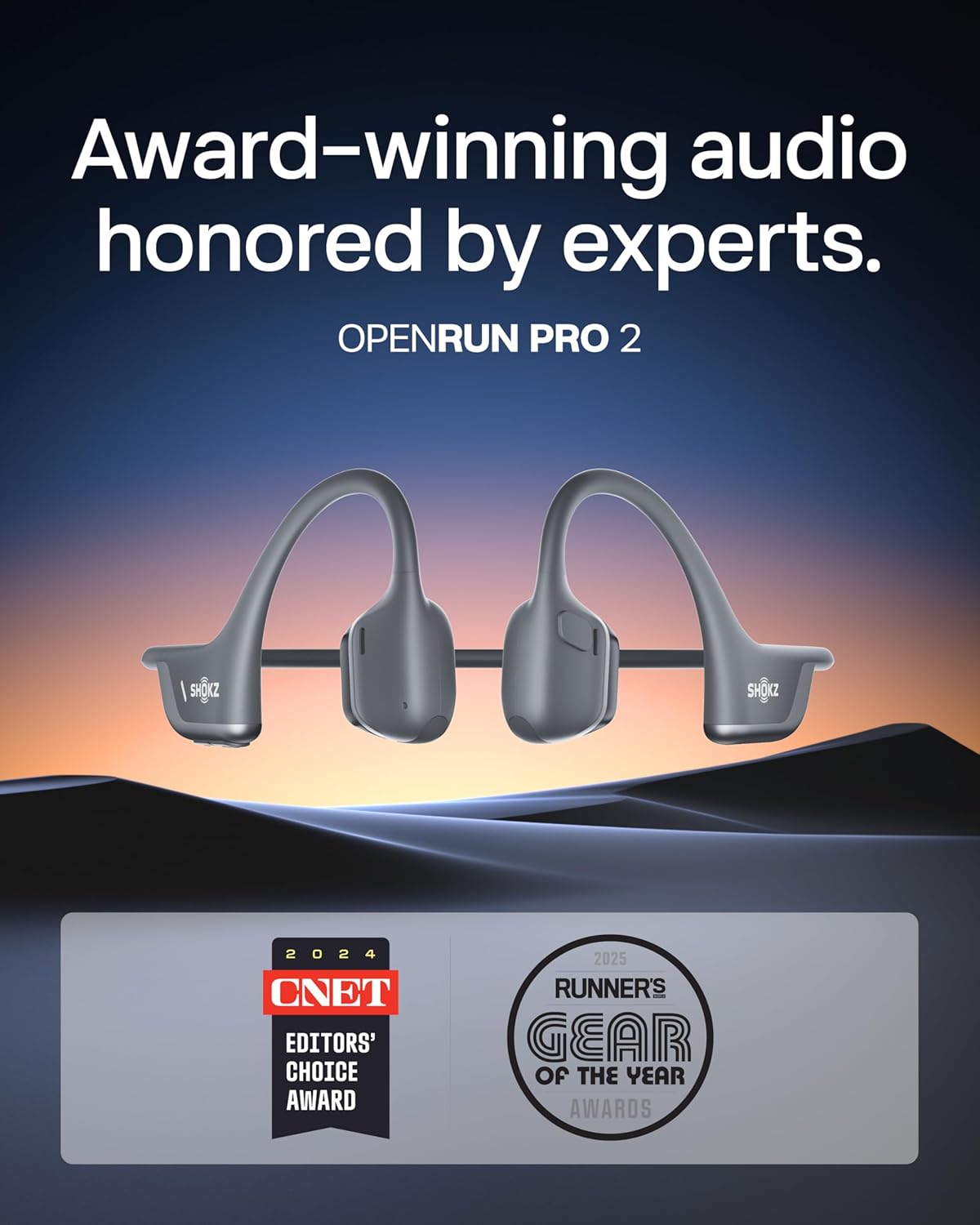 SHOKZ New OpenRun Pro 2: Open-Ear – Side View