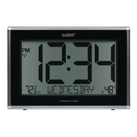La Crosse Technology 513-05867-INT Extra-Large Atomic Digital Clock with Indoor Temperature and Humidity