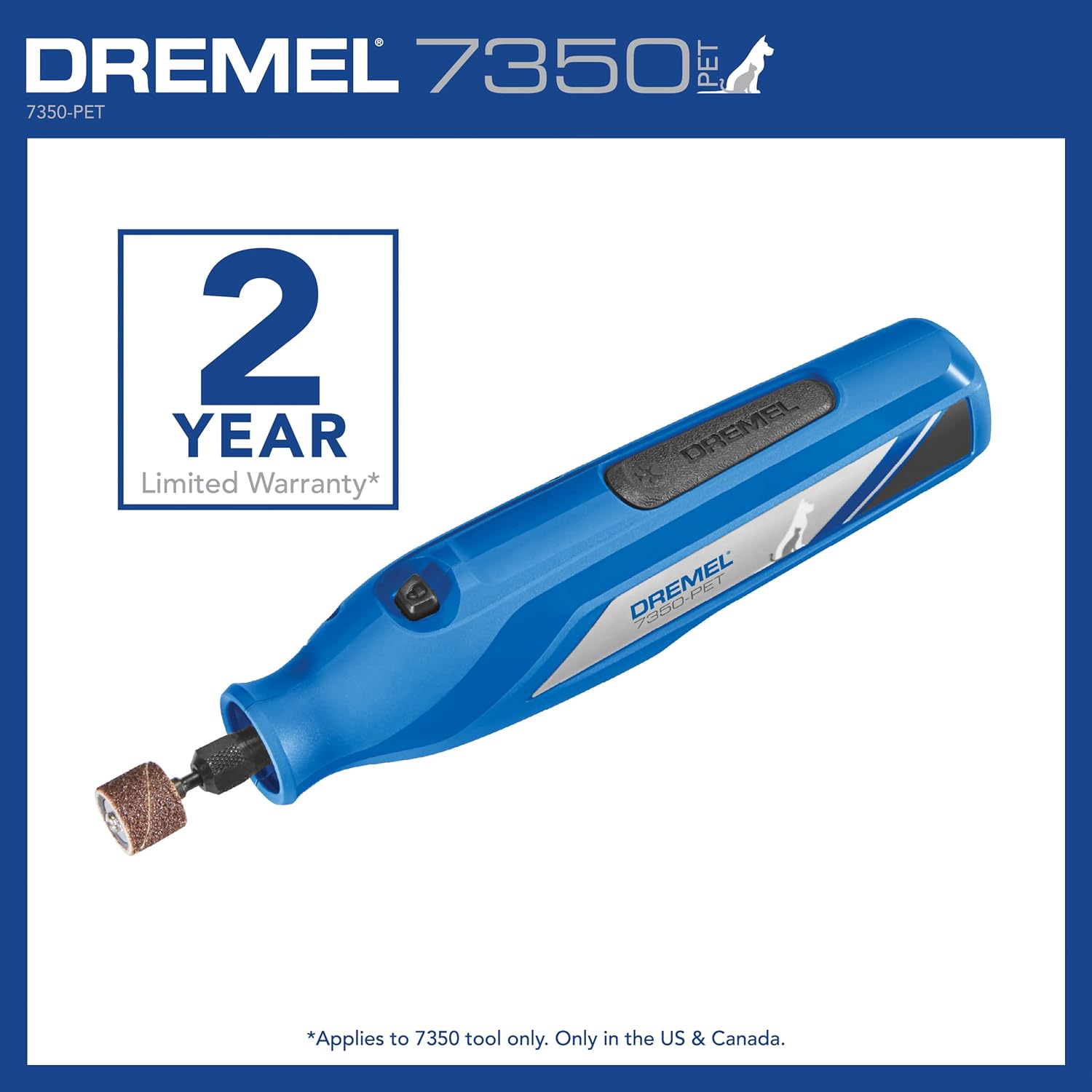 Dremel 7350-Pet 3.6v Pet Grooming Kit