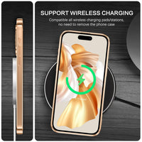 BENTOBEN Compatible with iPhone 15 Pro Case, Phone Case iPhone 15 Pro with MagSafe, Clear Magnetic Plated Slim Thin Shockproof Soft TPU Electroplated Bumper Protective Cover for 15 Pro 6.1", Gold