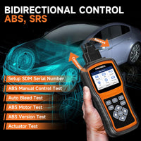 FOXWELL ABS Scanner NT630 Plus ABS Bleed Scan Tool Check Engine Code Reader OBD2 Scanner Airbag SAS SRS Diagnostic Tool ‚2020 Upgraded Version‚