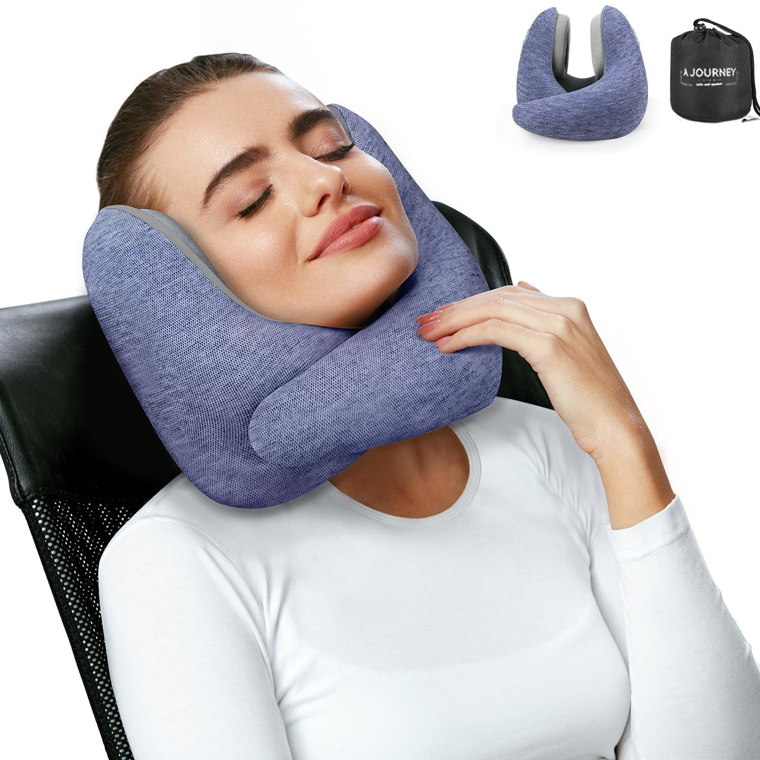 SOUTHVO Travel Pillow with Noise Canceling Earmuffs