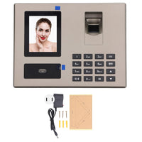 Employee Attendance Machine, 100‑240V Automatic Report Generation Quickly Identify Biometric Time Attendance for Enterprises (US Plug)