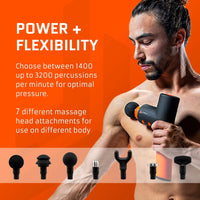 JAWKU Muscle Blaster V2 Cordless Percussion Massage Gun, Rechargeable Handheld Stimulation, Vibration and Deep Tissue Muscle Massager, Ultra Quiet