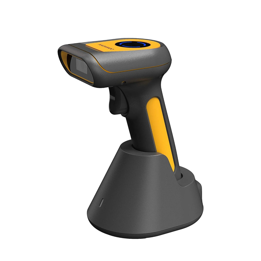NADAMOO Wireless Barcode Scanner wirh Charging Stand, 1D 2D Barcode Reader with 5000mAh Largest Barcode Reader, 492ft Long Transmission
