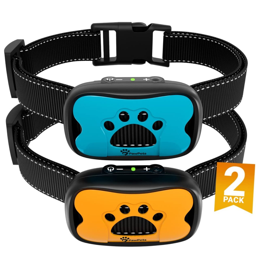 PawPets Anti Bark Collar - No Bark Collar - Bark Collar for Small Medium Large Dogs 5-15lbs