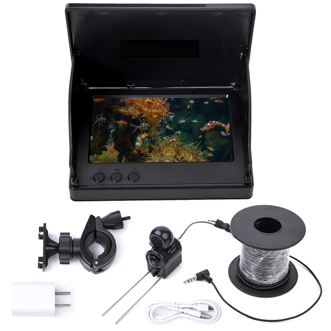 EIOUp Underwater Camera Viewing System– Advanced Under Water Fish Camera with HD Large Display – Underwater Fishing Camera with Infrared Night VisionIce – Ice Fishing Gear – Easy to Use Fish Camera