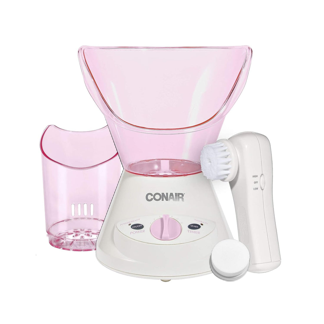 Conair True Glow by Gentle Mist Moisturizing Facial Sauna System with Facial Cleansing Brush