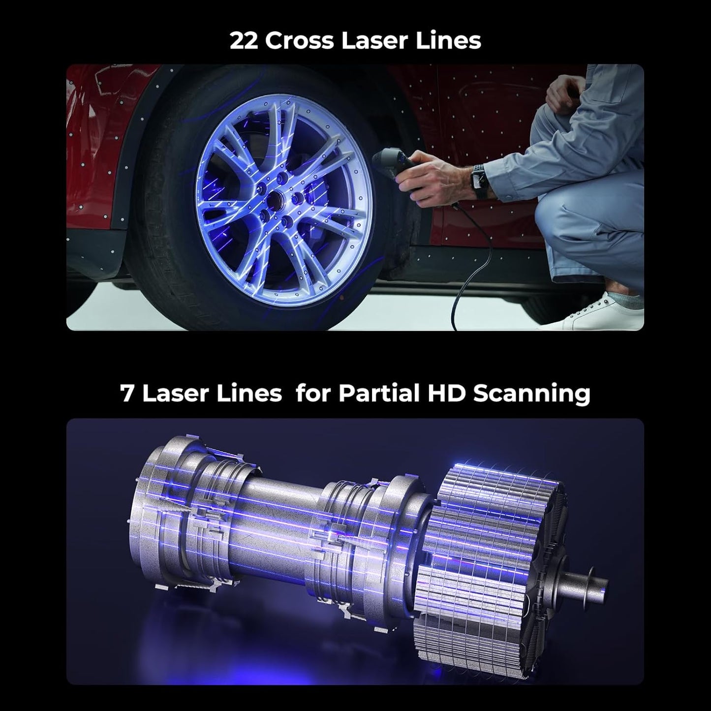 Creality CR-Scan Raptor Pro 3D Scanner – Close-up Detail