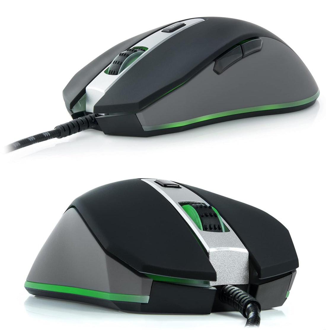 Plugable Performance Mouse with PixArt PMW 3360 Sensor for Gaming and Precision Applications - Compatible with Windows, Mac, and Linux