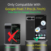 IYTRRYH for Google Pixel 7 Pro Case with Glass Screen Protector with Magnetic Car Kickstand Ring &Camera Cover Shockproof Military Grade Drop Heavy Duty Protection Men Pixel 7 Pro Ultra Men 6.7''Black