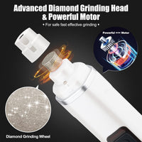 Pet Dog Nail Grinder: Upgraded WXY Cat Dog Nail Trimmers 10H Grinding Time | Dog Nail Clipper with 2 LED Lights Power Display | USB Rechargeable Pet Nail Clippers for Small Large Dogs Cats Breed Nails