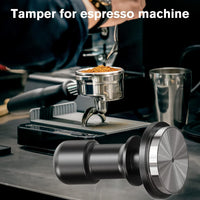 PUSEE Espresso Tamper 51MM, Coffee Tamper 30lb Calibrated Espresso Tamper with Spring Loaded,100% Food Safe Stainless Steel Coffee Tamper Upgrade Coffee Press Barista Espresso Tool for Portafilter